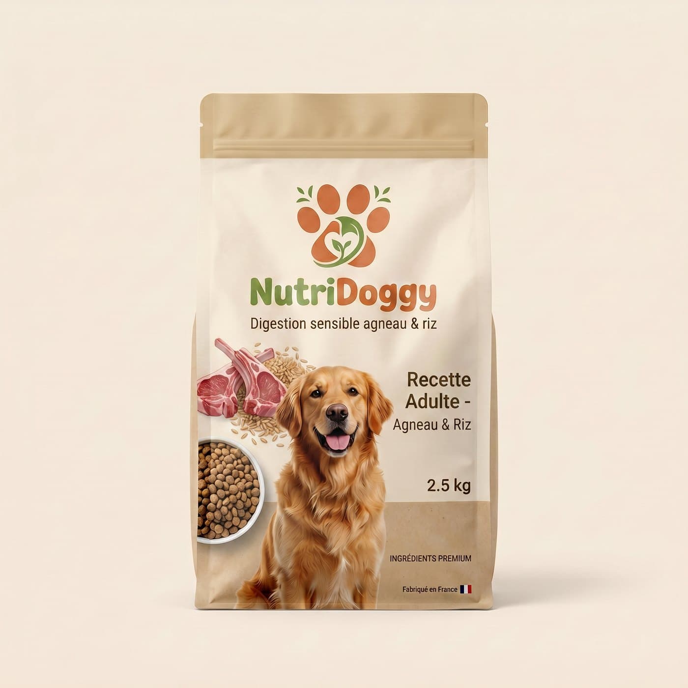 Paquet : Digestion sensible agneau & riz